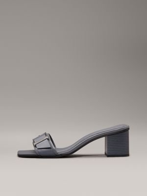 turbulence leather heeled sandals for women calvin klein