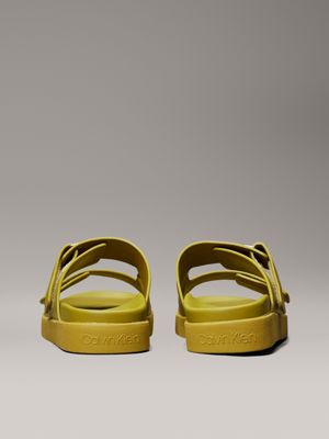 avocado oil leather sandals for women calvin klein