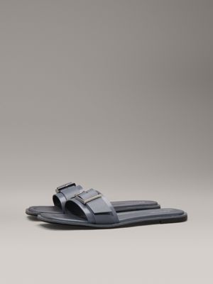 turbulence leather sliders for women calvin klein