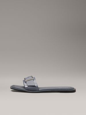 turbulence leather sliders for women calvin klein