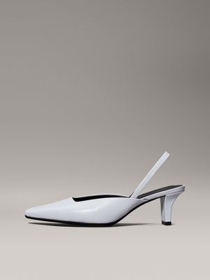 artic ice leather slingback mule pumps for women calvin klein