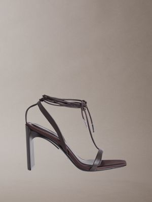 sandali in pelle con tacco a stiletto  da donne calvin klein