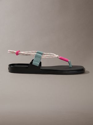 multi harper - rope thong sandals for women calvin klein