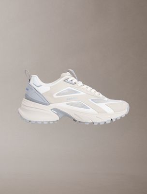 grey trailblazer — ripstop runner trainers for women calvin klein