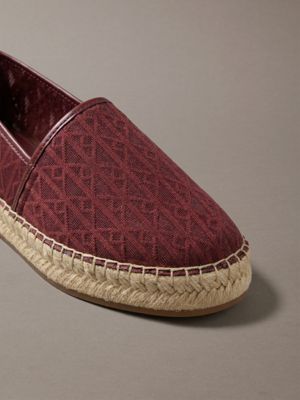rhubarb emblem logo espadrilles for women calvin klein