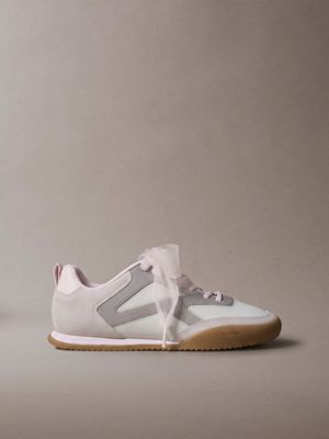 grey ck kayla - organza runner trainers for women calvin klein