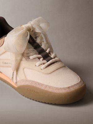 tuscany/tawny brown/papaya p/gum ck kayla - organza runner trainers for women calvin klein