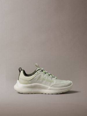 ck curve - sneakers runner leggere green da donne calvin klein