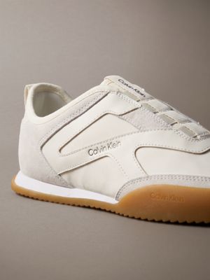 marshmallow/gum ck kayla - slip-on low profile trainers for women calvin klein