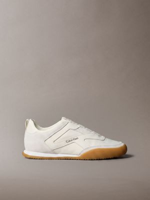 beige ck kayla - slip-on low profile trainers for women calvin klein