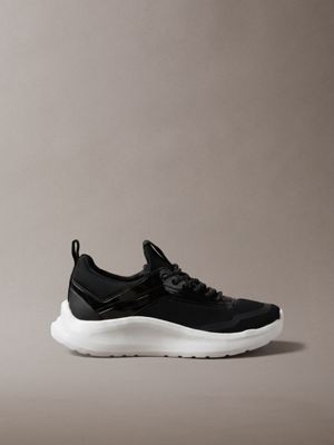 black ck curve - lightweight runner trainers for women calvin klein