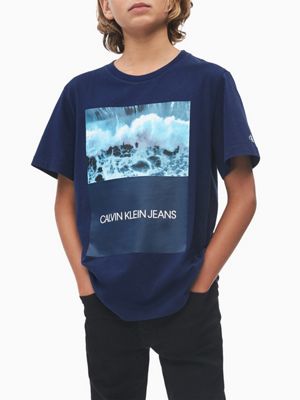 T Shirt Mit Foto Print Calvin Klein Ib0ibc