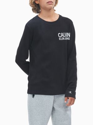 calvin klein black long sleeve