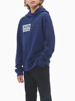calvin klein hoodie blue
