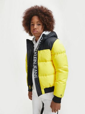 calvin klein jacket yellow