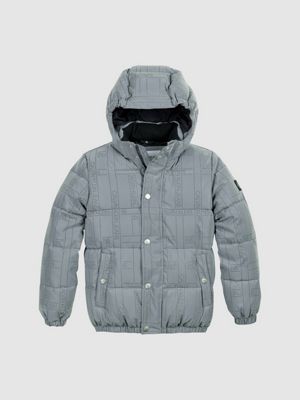 reflective puffer jacket calvin klein