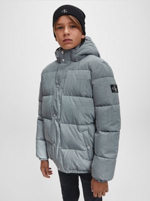 calvin klein reflective puffer