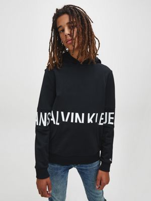 calvin klein jeans black hoodie