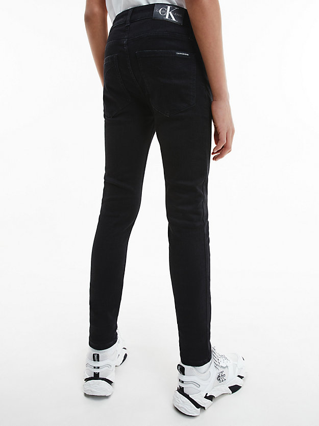 CLEAN BLACK STRETCH Skinny Jeans de nino CALVIN KLEIN JEANS