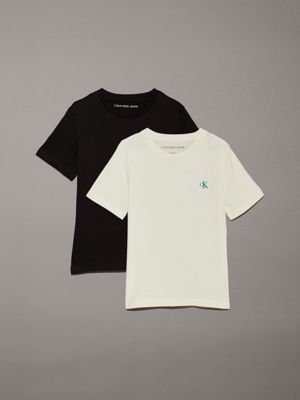 Pack 2 T-shirts Básicas Rosa / Branco - Calvin Klein