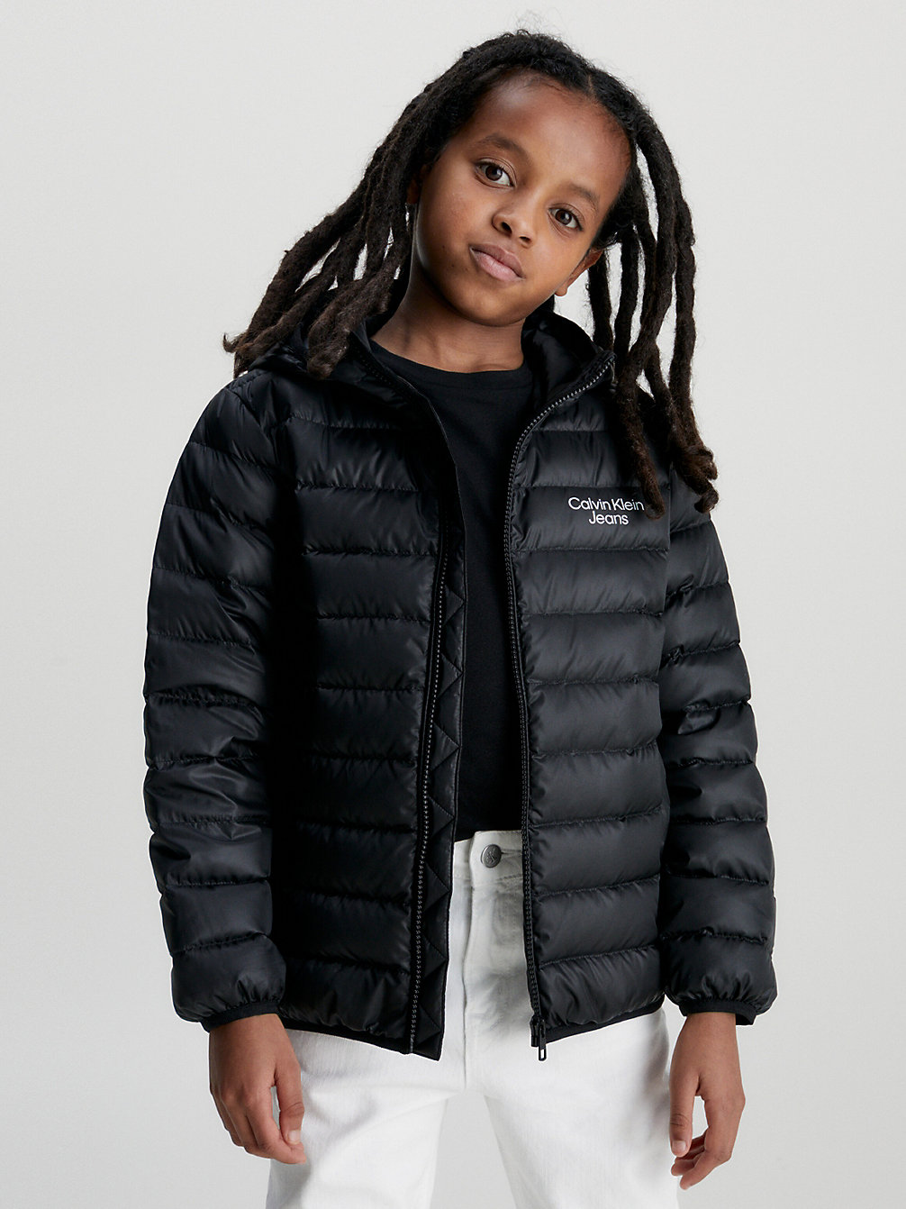 CK BLACK Down Puffer Jacket undefined boys Calvin Klein