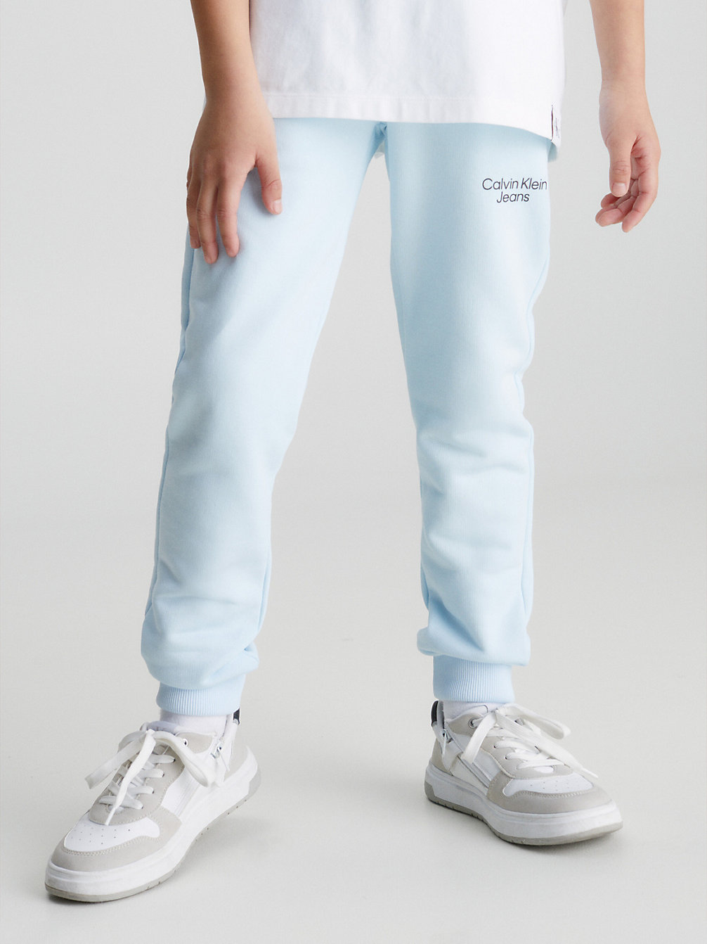 KEEPSAKE BLUE Organic Cotton Logo Joggers undefined boys Calvin Klein