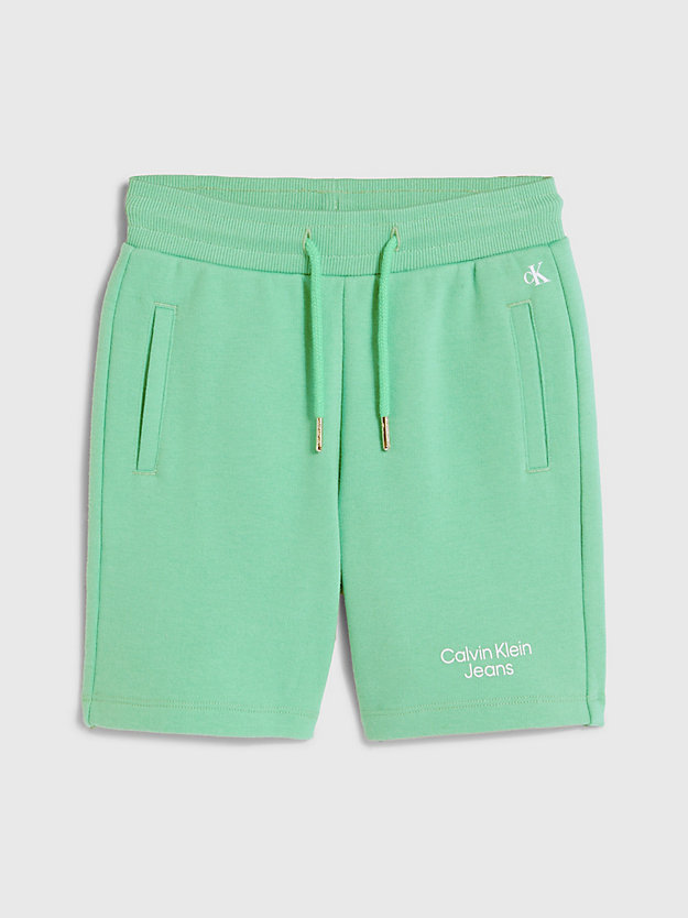 neptunes wave slim logo jogger shorts for boys calvin klein jeans