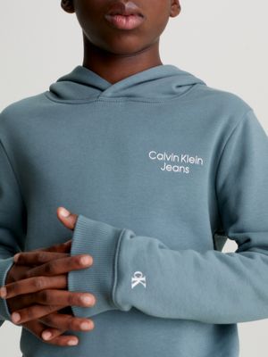 Blue calvin klein clearance hoodie