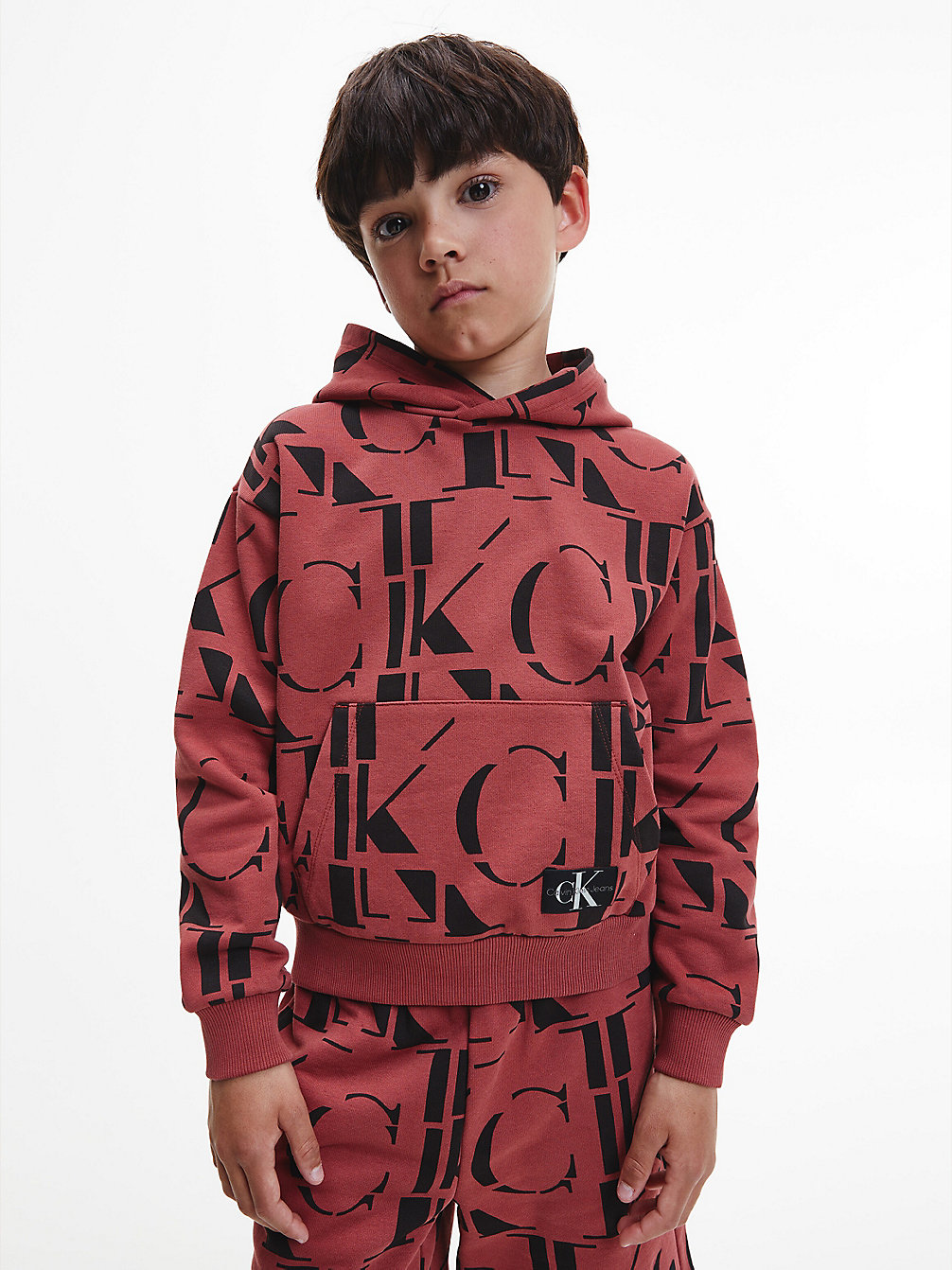 RED MONOGRAM AOP BOYS > Hoodie Met Logo > undefined jongens - Calvin Klein