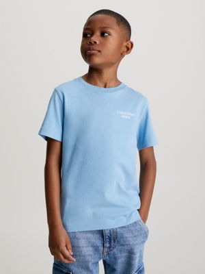 Blue calvin shop klein t shirt