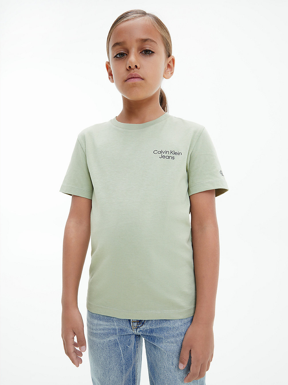 Camiseta De Algodón Orgánico > EARTH SAGE > undefined nino > Calvin Klein