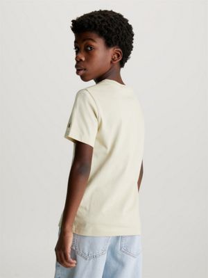 green haze logo-t-shirt für jungen - calvin klein jeans