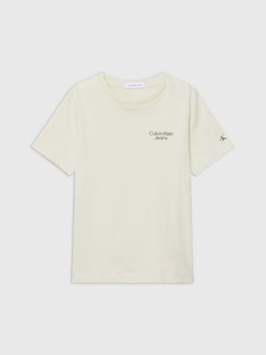 green haze logo-t-shirt für jungen - calvin klein jeans