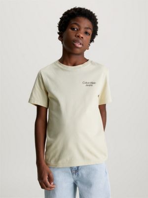 Boys' T-Shirts - Long-sleeve & Short-sleeve | Calvin Klein®