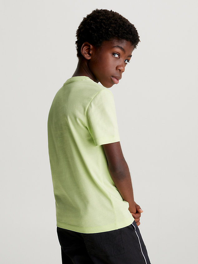 green logo-t-shirt für boys - calvin klein jeans