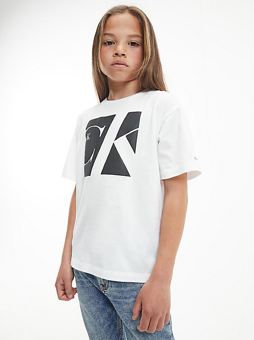 Calvin Klein Bambino Abbigliamento Top e t-shirt T-shirt Polo Camicione di velluto a coste 