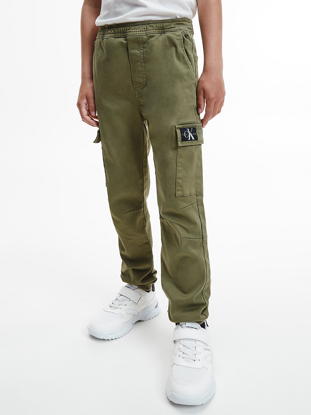 BURNT OLIVE Cargo Trousers undefined boys Calvin Klein
