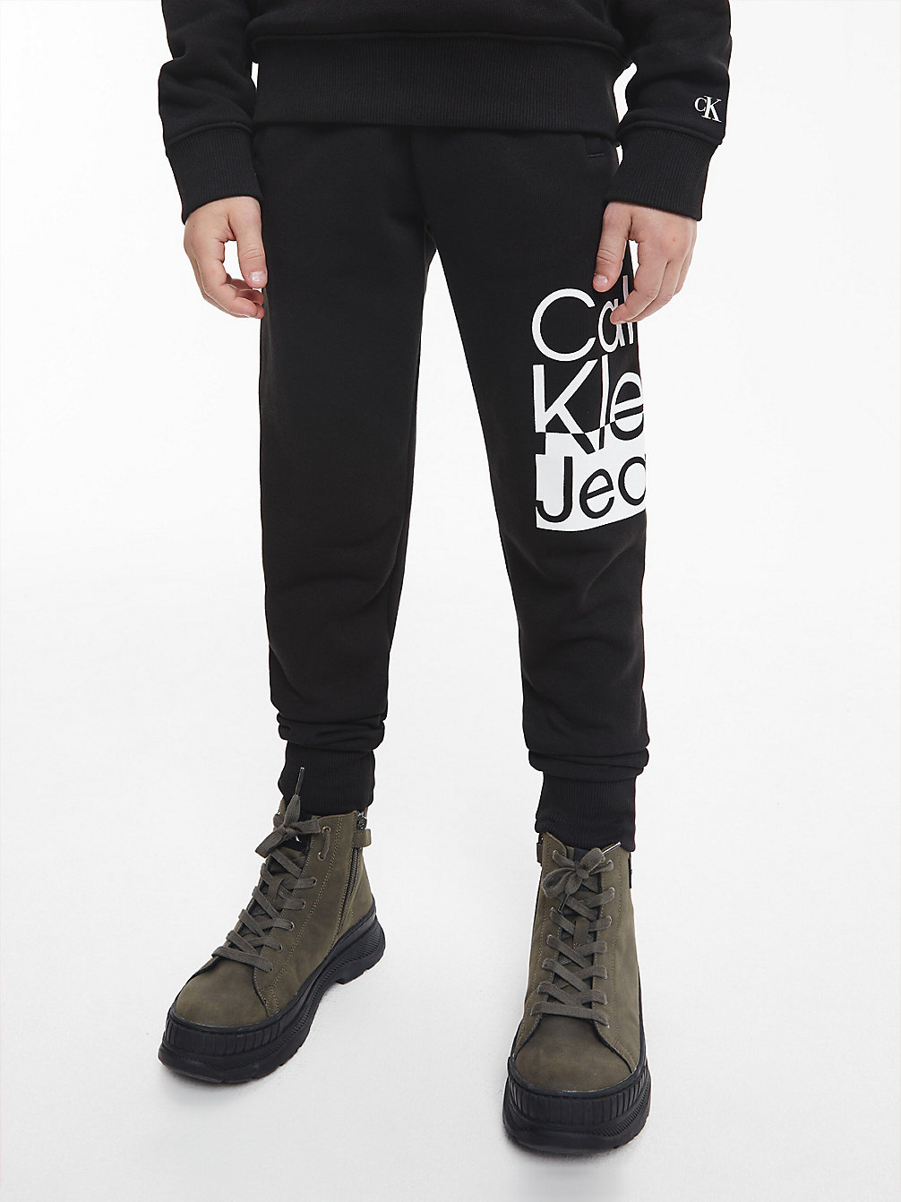 CK BLACK Pantalon De Jogging Avec Logo undefined garcons Calvin Klein