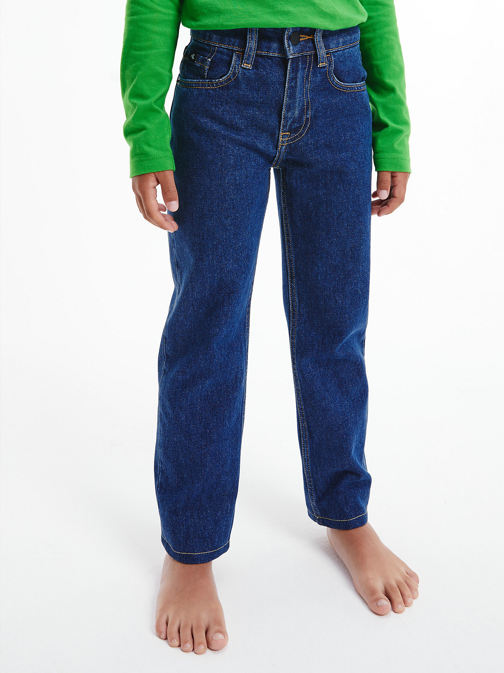 Calvin Klein Bambino Abbigliamento Pantaloni e jeans Jeans Jeans straight Jeans straight vita media 