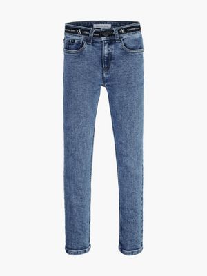 AUTHENTIC BLUE Mid Rise Skinny Jeans de nino CALVIN KLEIN JEANS