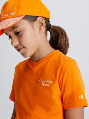 V-neck Logo T-shirt Calvin Klein® | IB0IB01470SCB