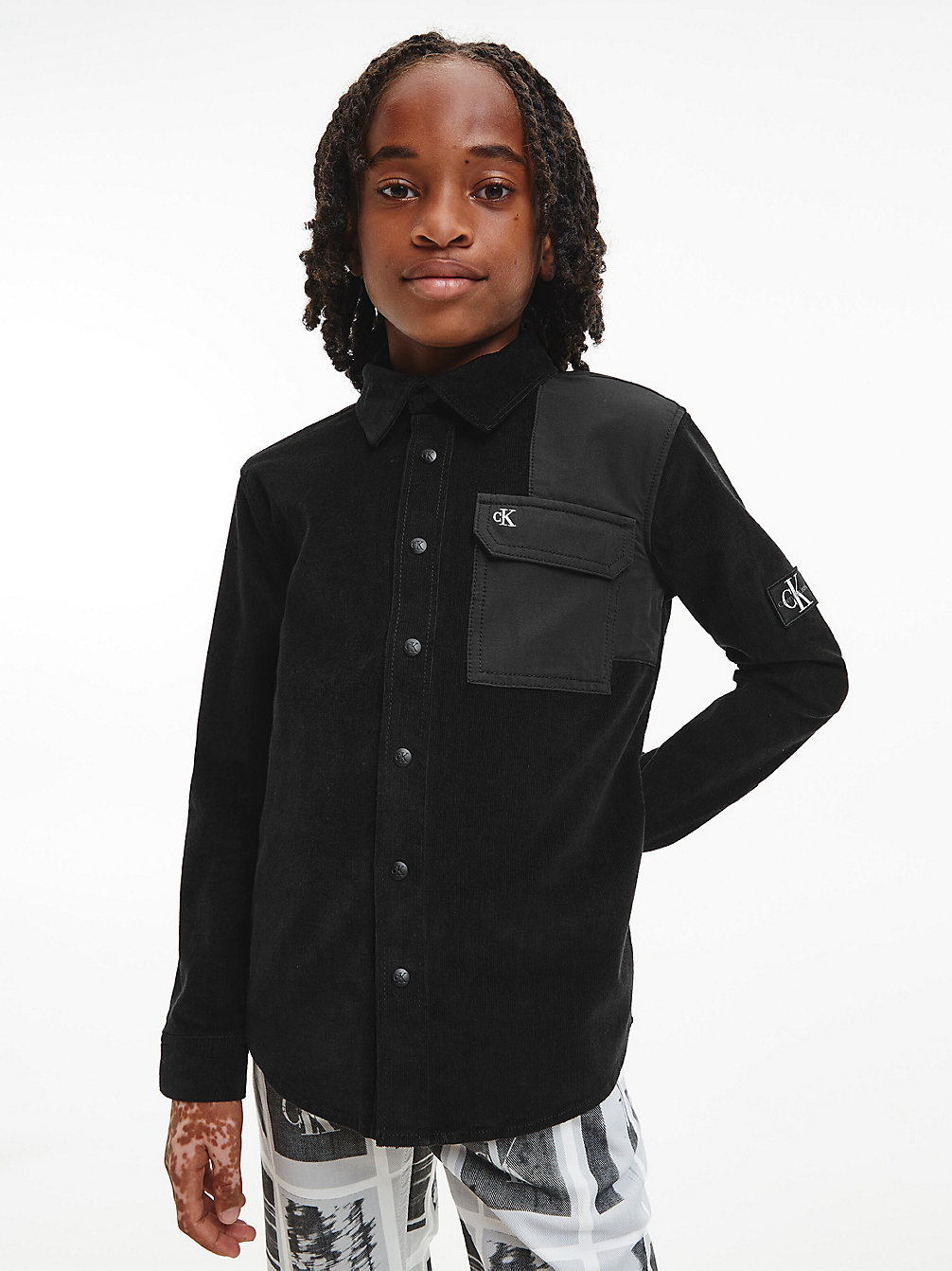 CK BLACK Corduroy Overshirt undefined boys Calvin Klein