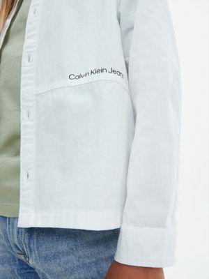 Emanuel Pris Camicia bianca in popeline da bambino ECM4188R