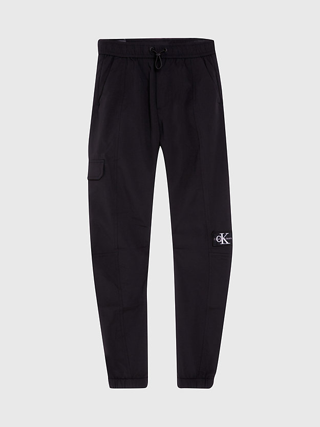CK BLACK Woven Activewear Trousers for boys CALVIN KLEIN JEANS
