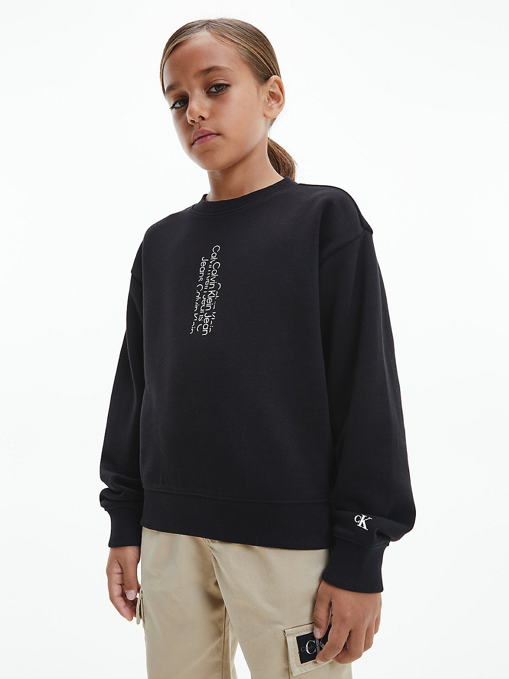CK BLACK Logo-Sweatshirt undefined Jungen Calvin Klein