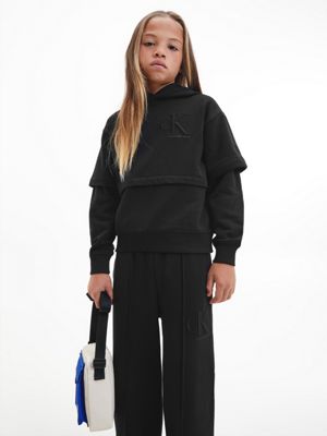 CK BLACK Hoodie Im Lagenlook undefined boys Calvin Klein