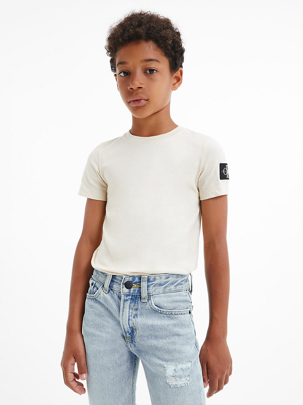 MUSLIN Organic Cotton T-Shirt undefined boys Calvin Klein