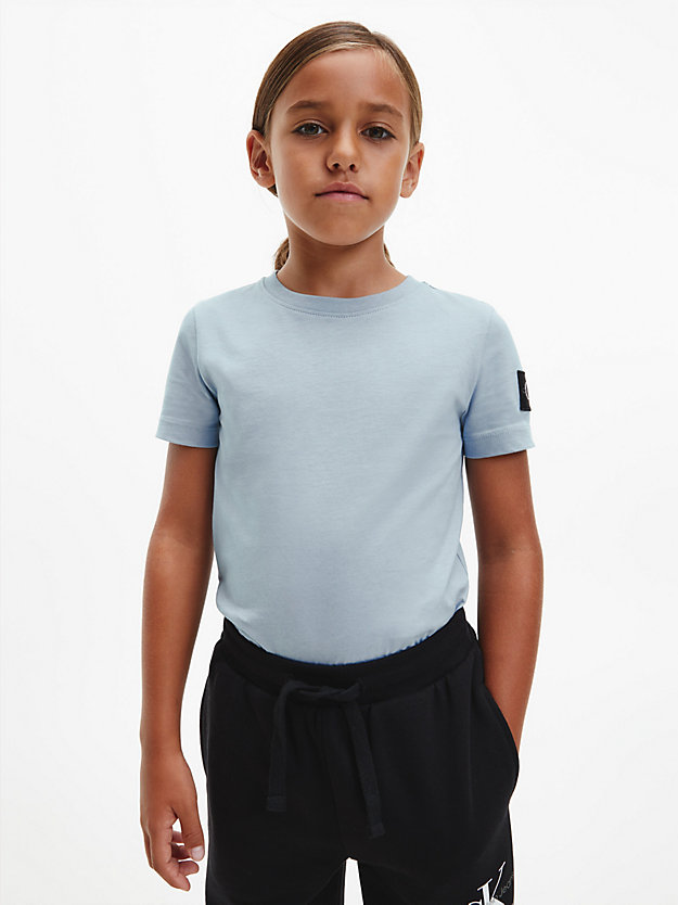 iceland blue organic cotton t-shirt for boys calvin klein jeans