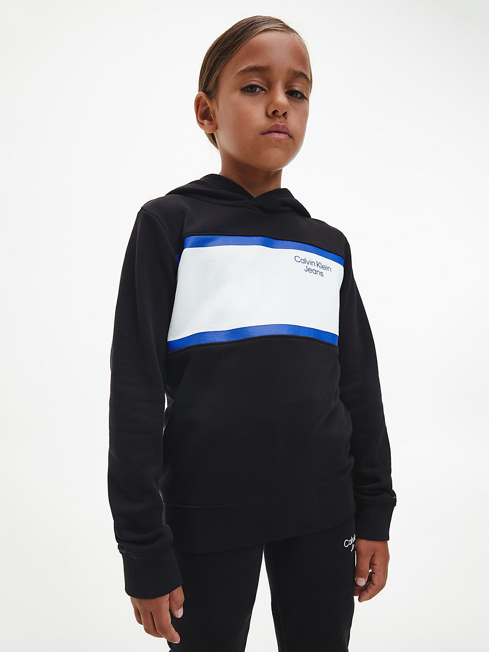 CK BLACK Set Mit Kapuzen-Trainingsanzug Im Blockfarben-Design undefined boys Calvin Klein