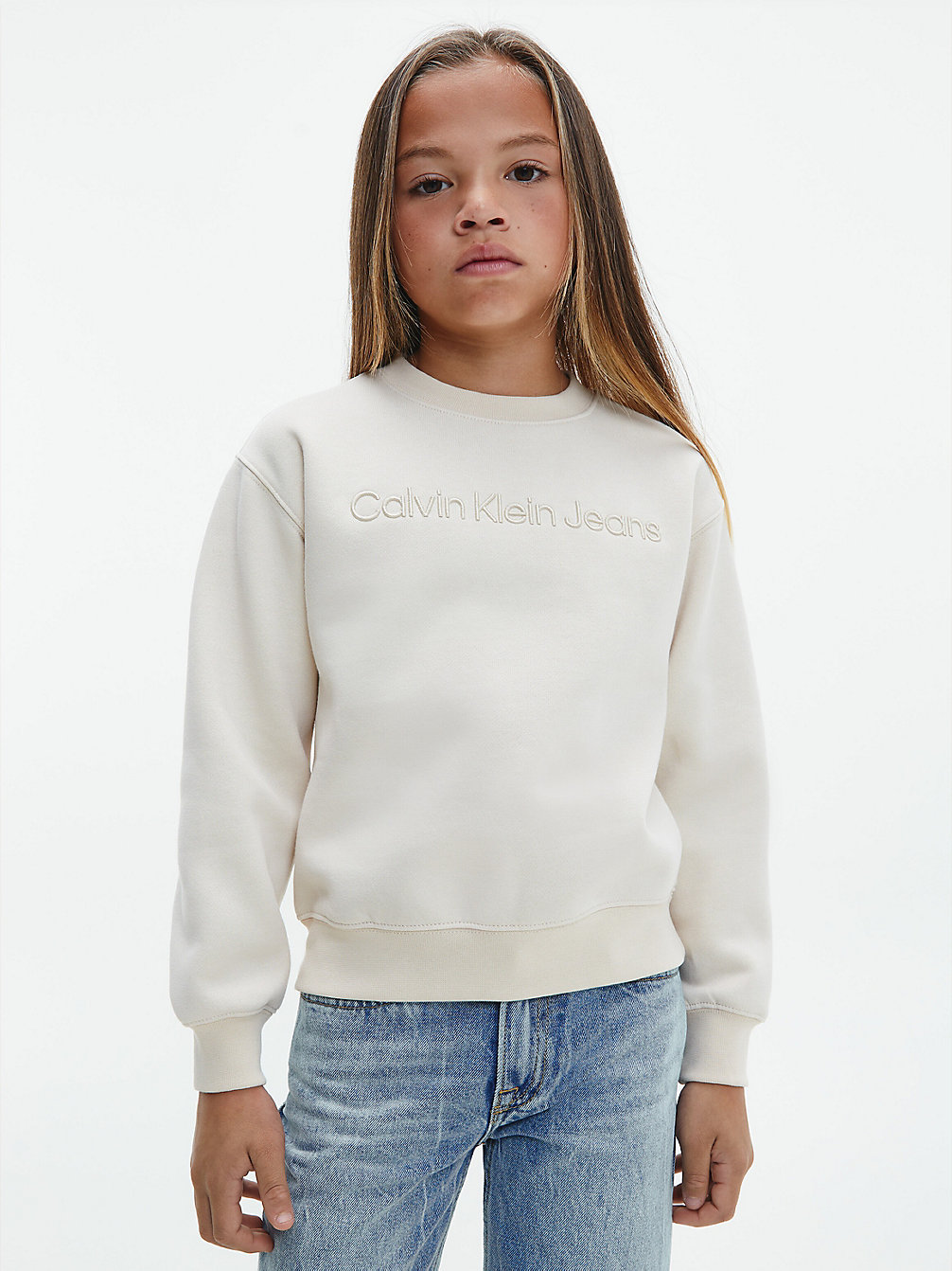 MUSLIN Sweatshirt Met Logo undefined boys Calvin Klein